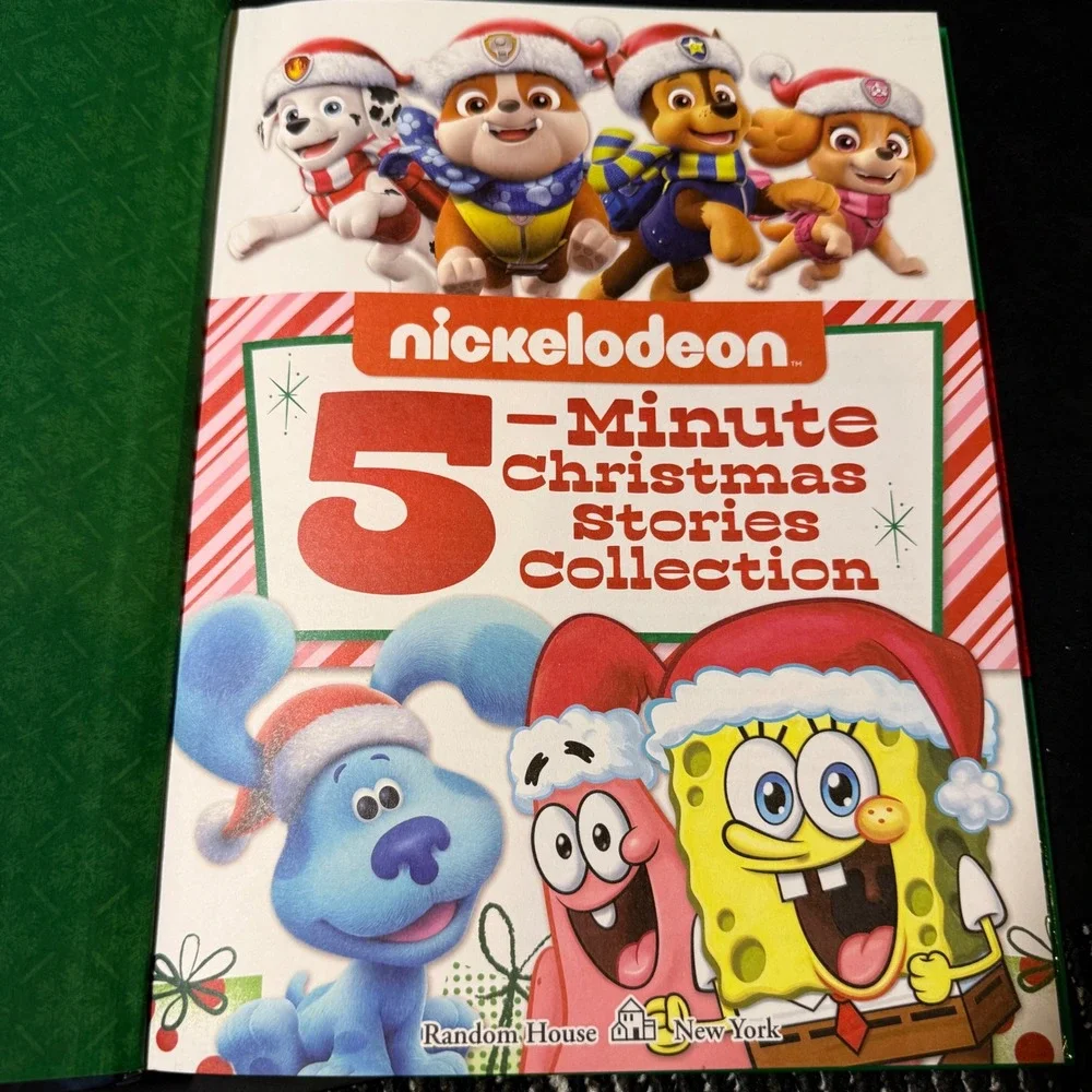 Nickelodeon 5-Minute Christmas Stories Collection Hardcover